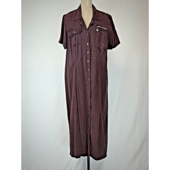 Jones New York Dresses & Skirts - Vintage 90's Jones New York Sport Purple Button Up Dress Womens 2X #50180 USA